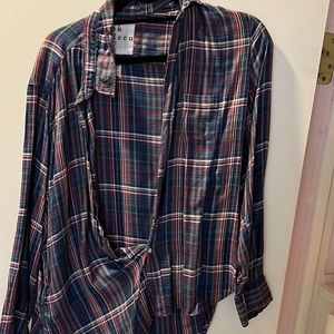 Frank & Eileen patterned flannel size s